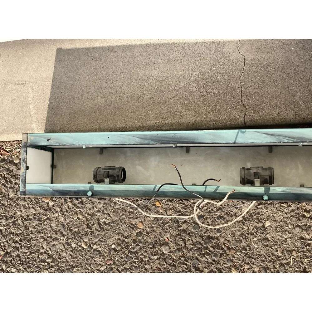 Vintage Tiffany Vines Bathroom Vanity Light Fixtures, 24 Inch 4 Bulbs 120 Volts